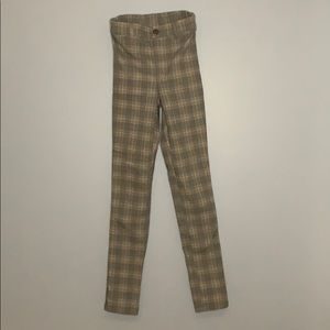 Garage plaid dress pants